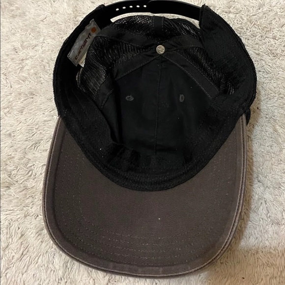 Carhartt Logo Mesh Trucker Snapback Adjustable Hat - Picture 3 of 4